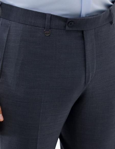 Koyu Mavi Kumaş Pantolon - 50269245090