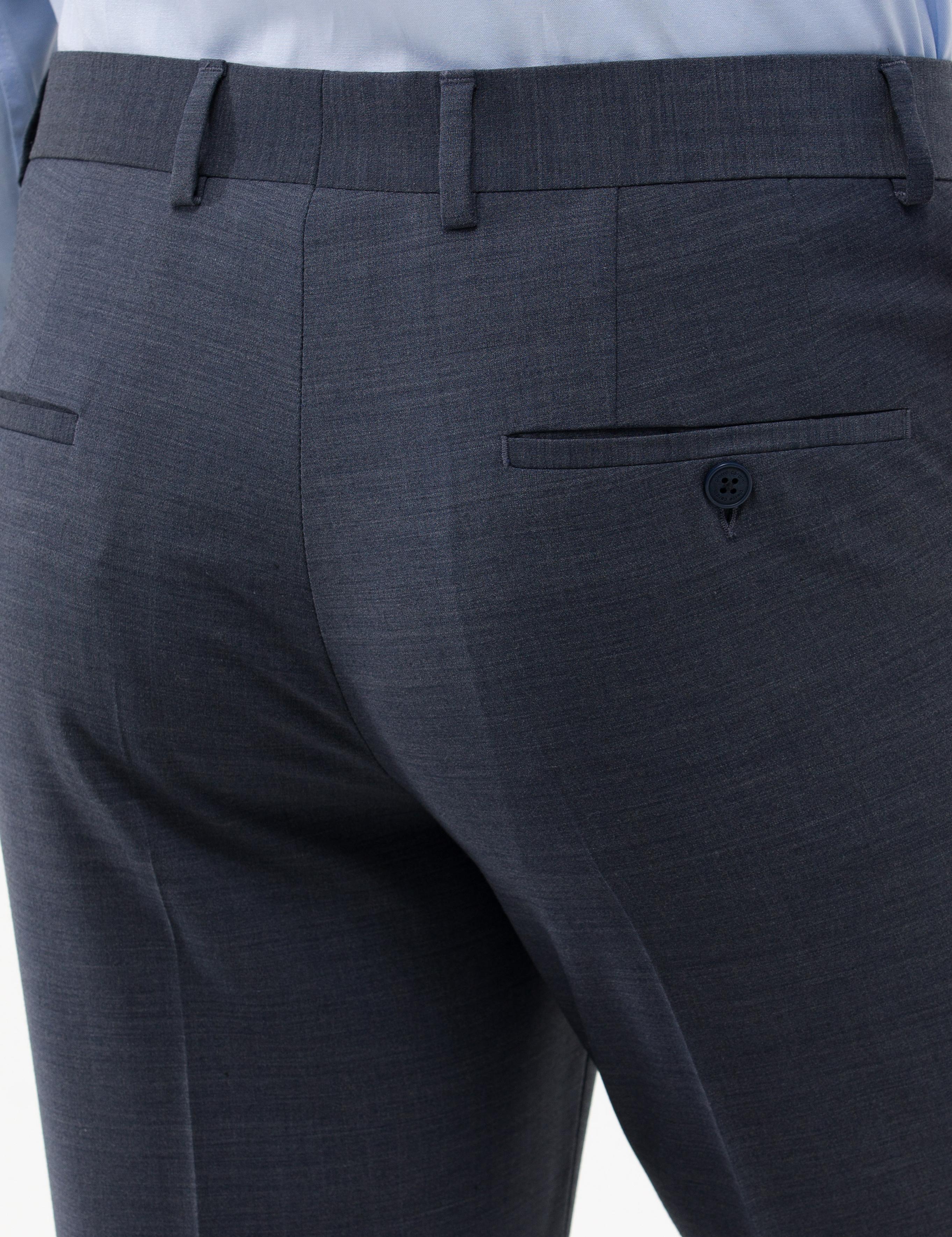 Koyu Mavi Kumaş Pantolon