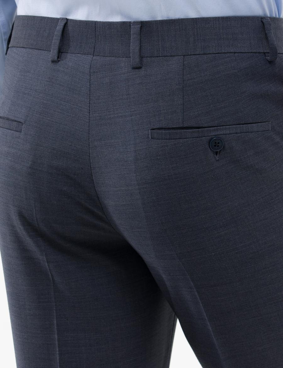 Koyu Mavi Kumaş Pantolon