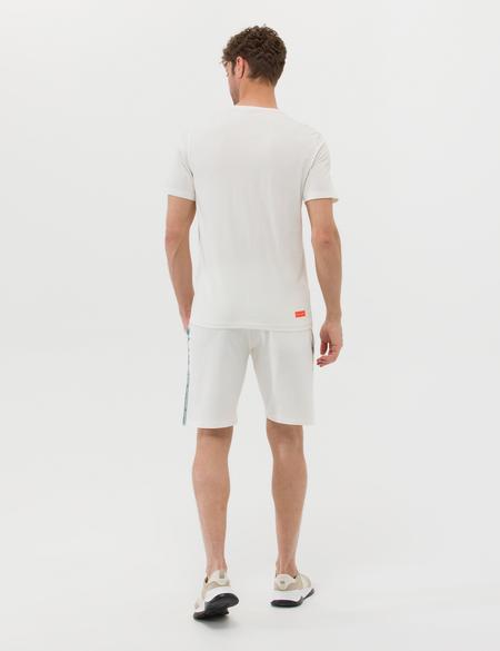 Ekru Slim Fit Örme Şort - 50262649054