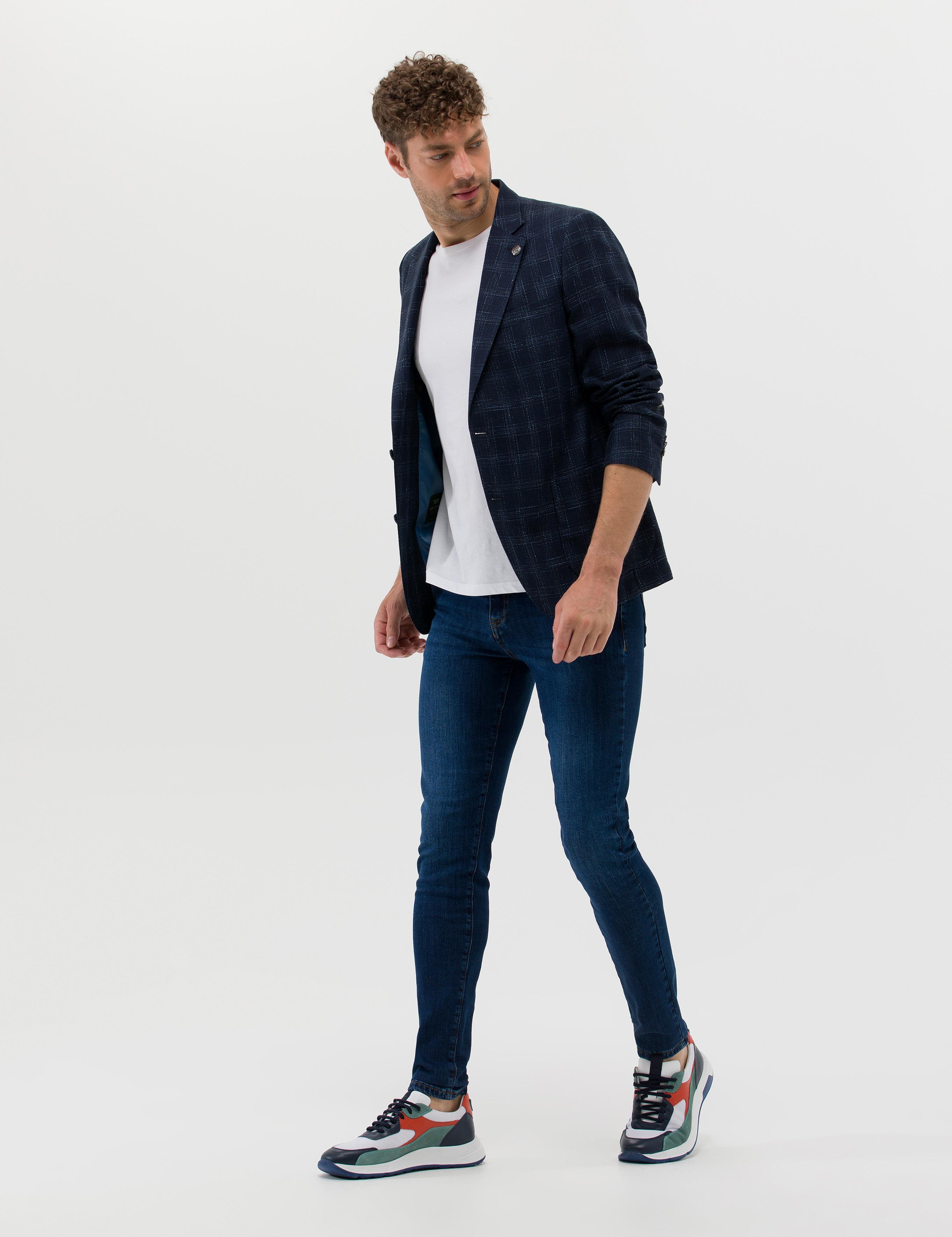Lacivert Slim Fit Jean Pantolon