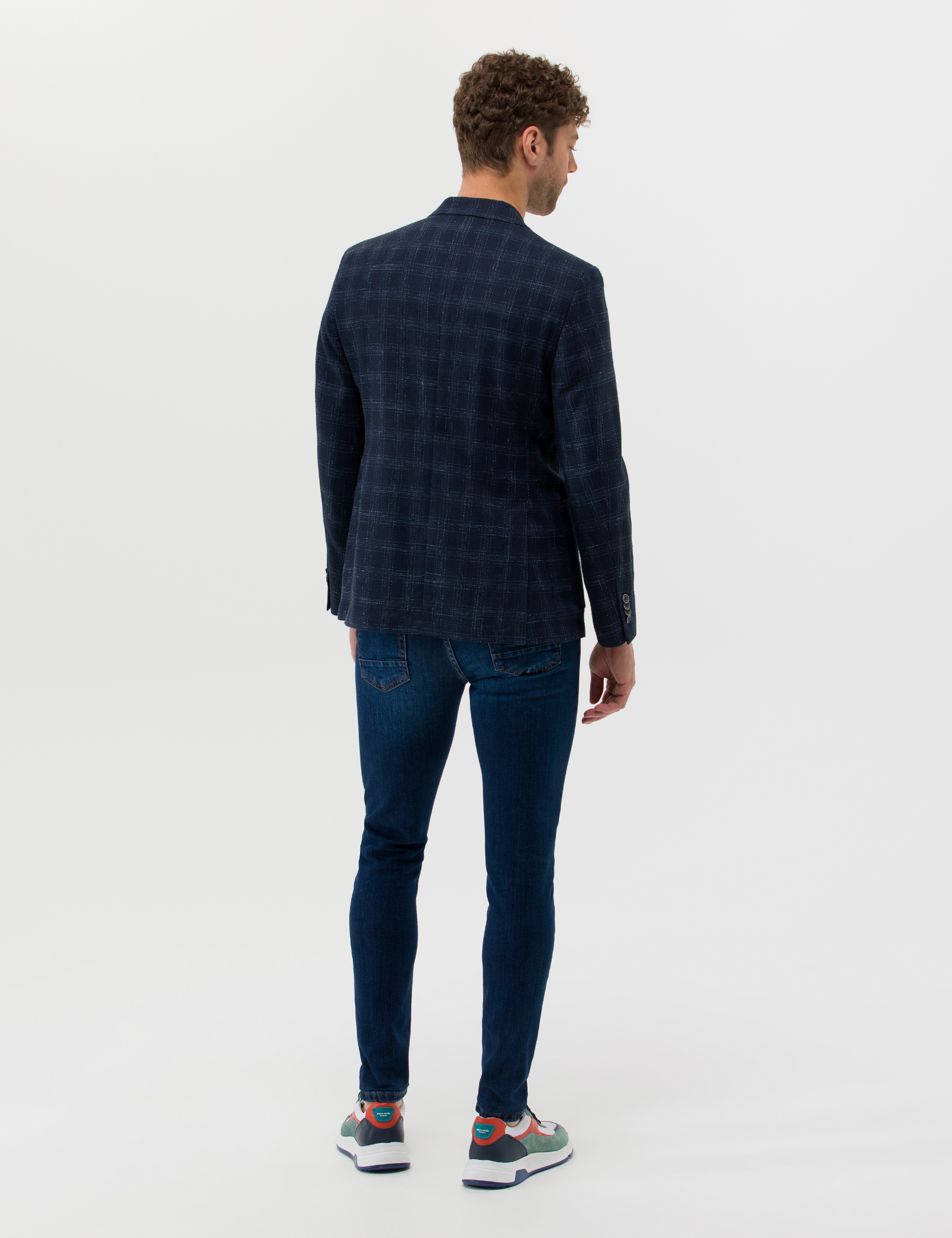 Lacivert Slim Fit Jean Pantolon