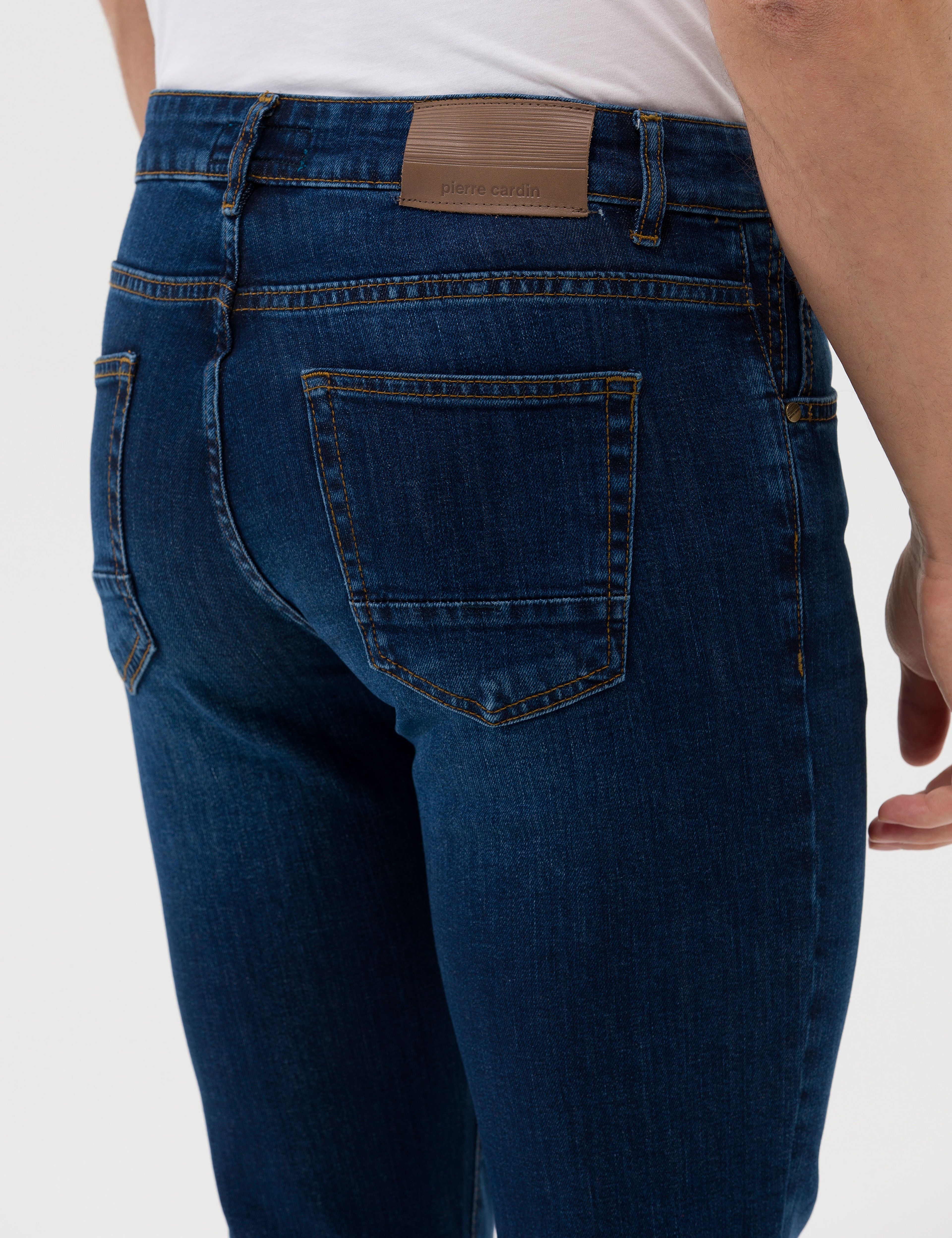 Lacivert Slim Fit Jean Pantolon