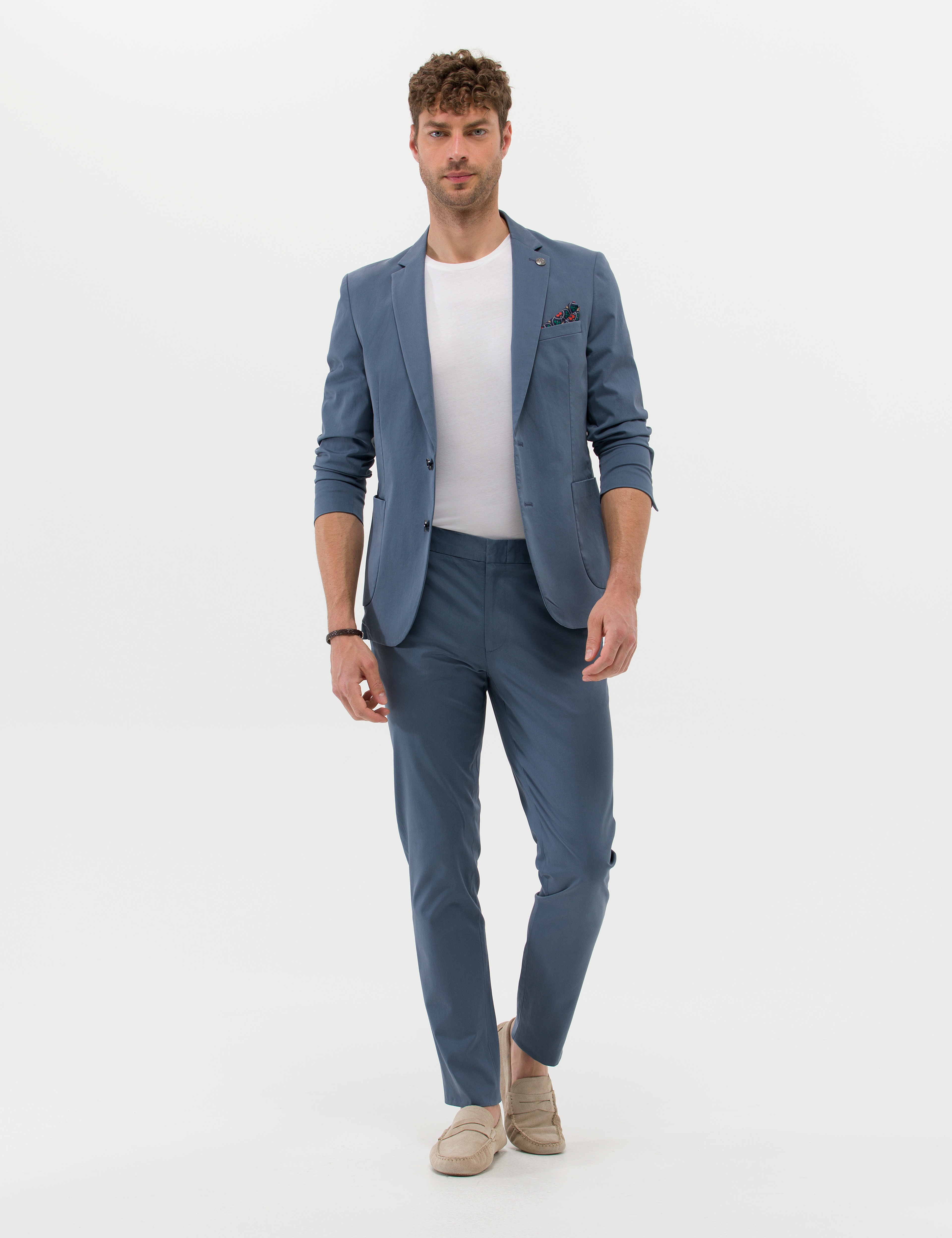 Mavi Ekstra Slim Fit Spor Takım Elbise - Image 1