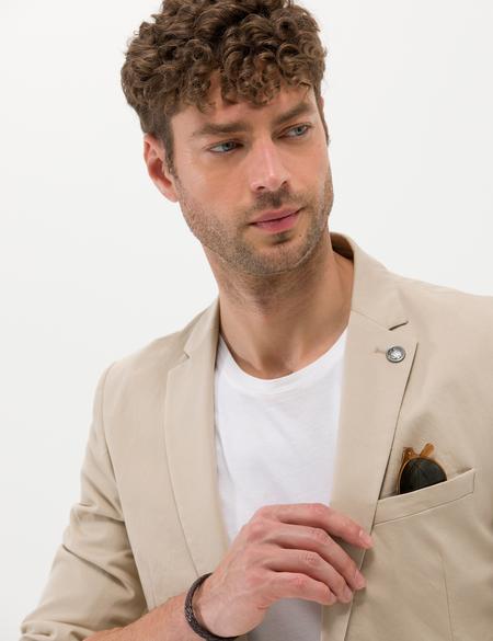 Bej Ekstra Slim Fit Spor Takım Elbise - 50269204116