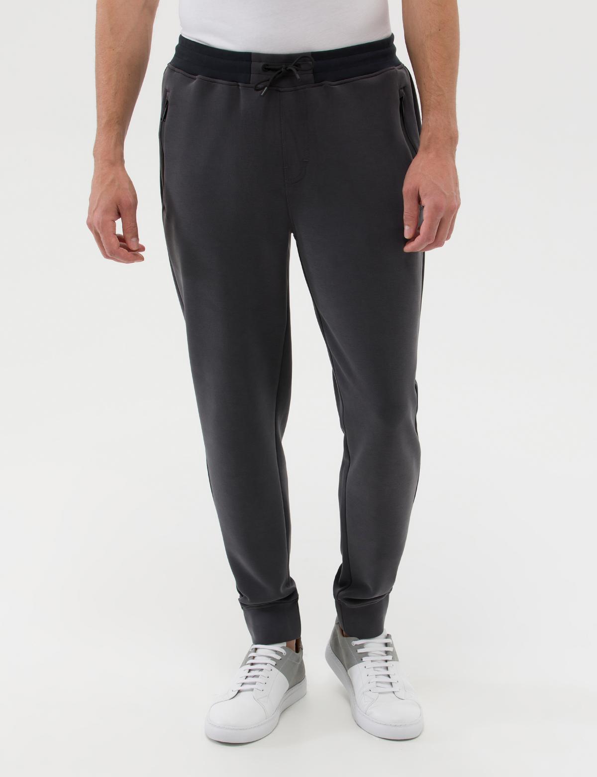 Antrasit Regular Fit Fermuarlı Cep Eşofman Altı - 50273564010