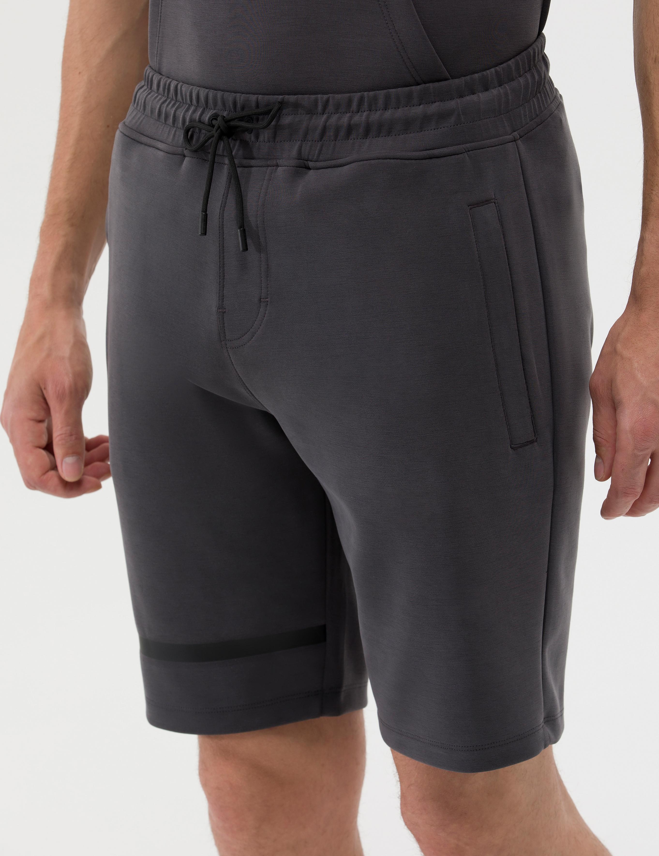 Antrasit Regular Fit Örme Şort