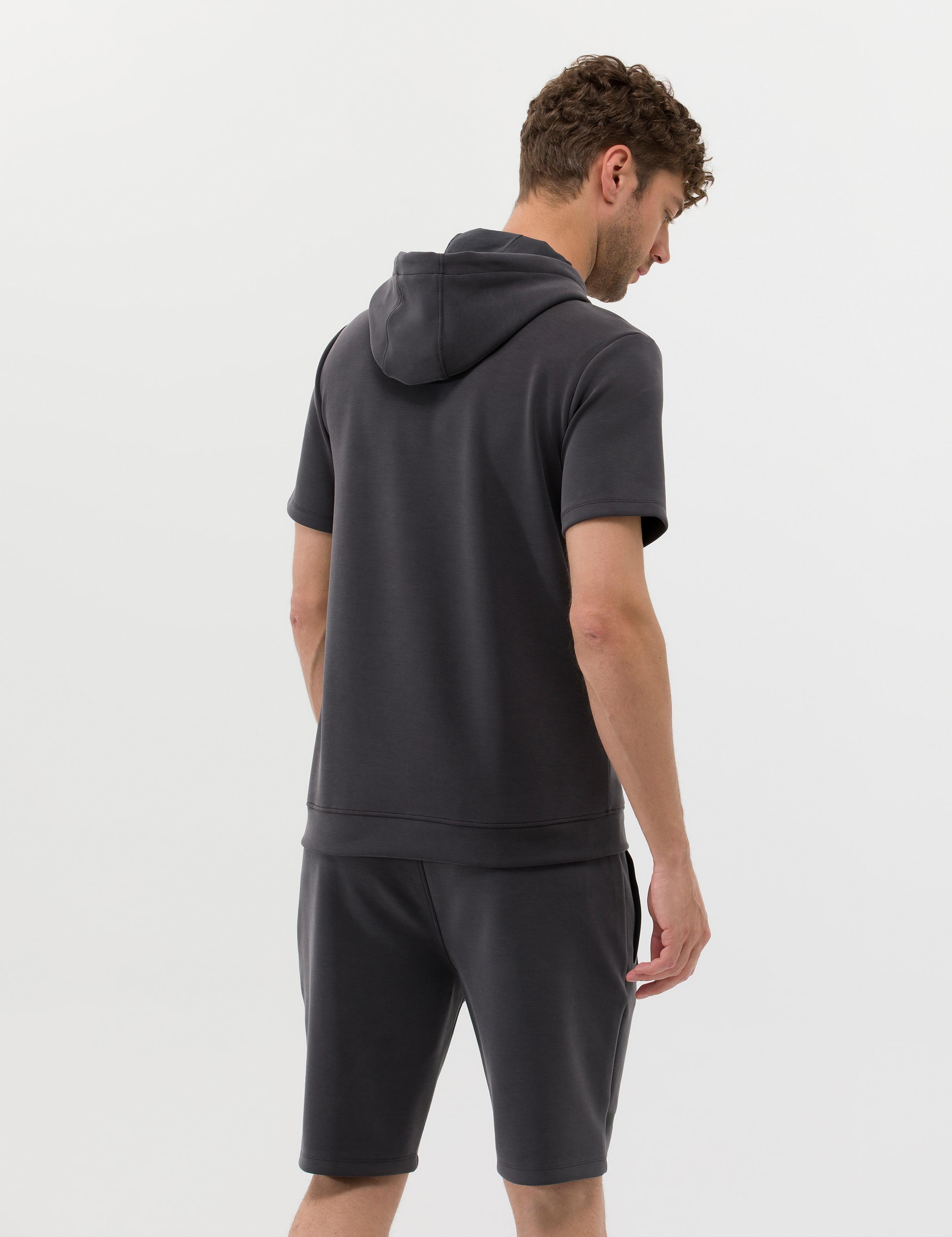 Antrasit Kısa Kollu Sweatshirt