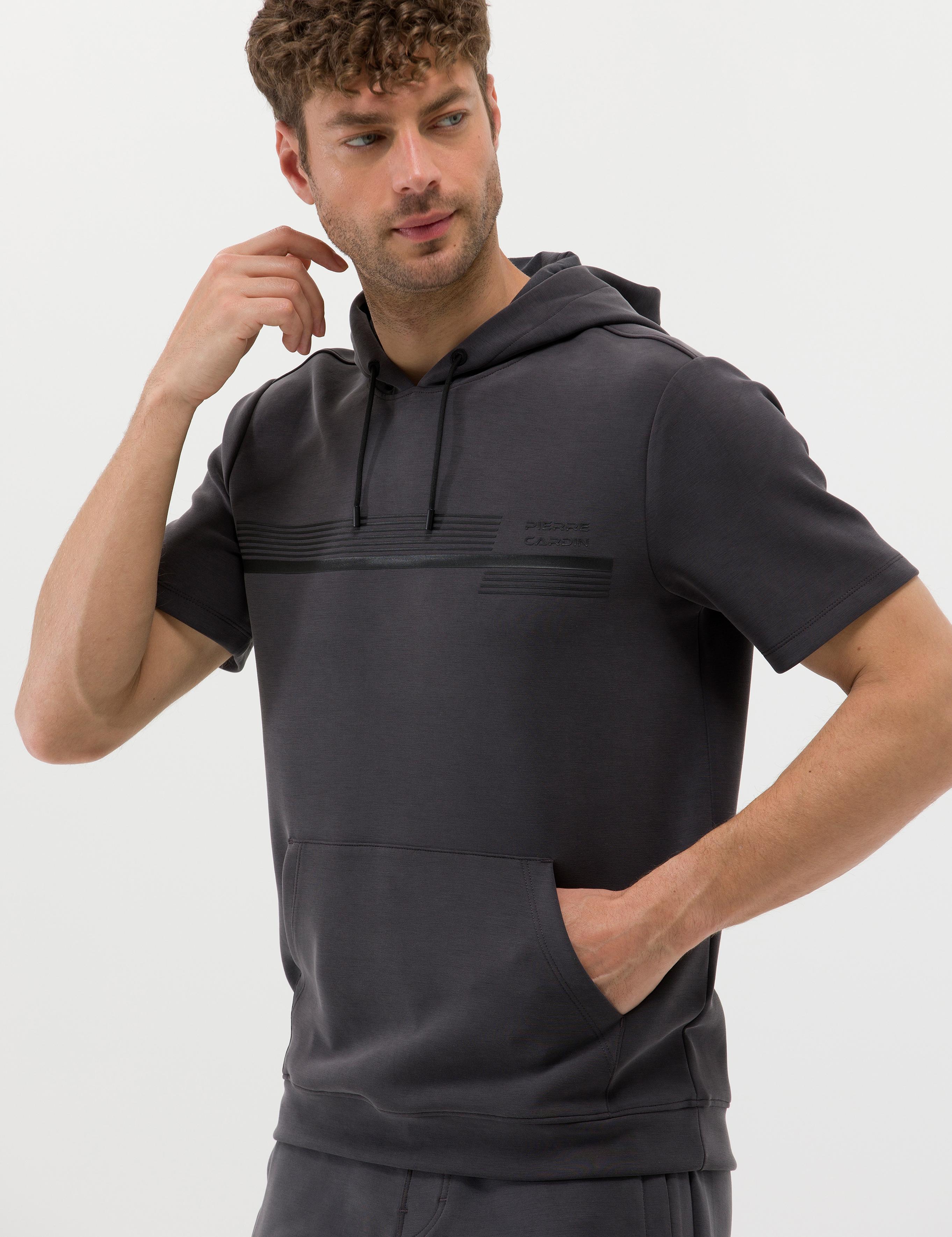 Antrasit Kısa Kollu Sweatshirt