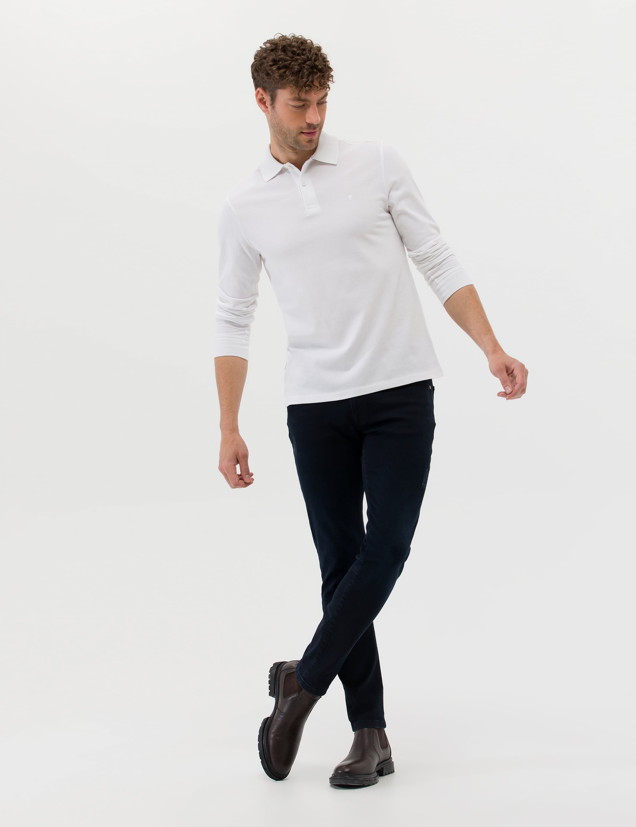 Pierre Cardin Beyaz Slim Fit Basic Sweatshirt görsel 2