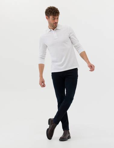 Beyaz Slim Fit Basic Sweatshirt