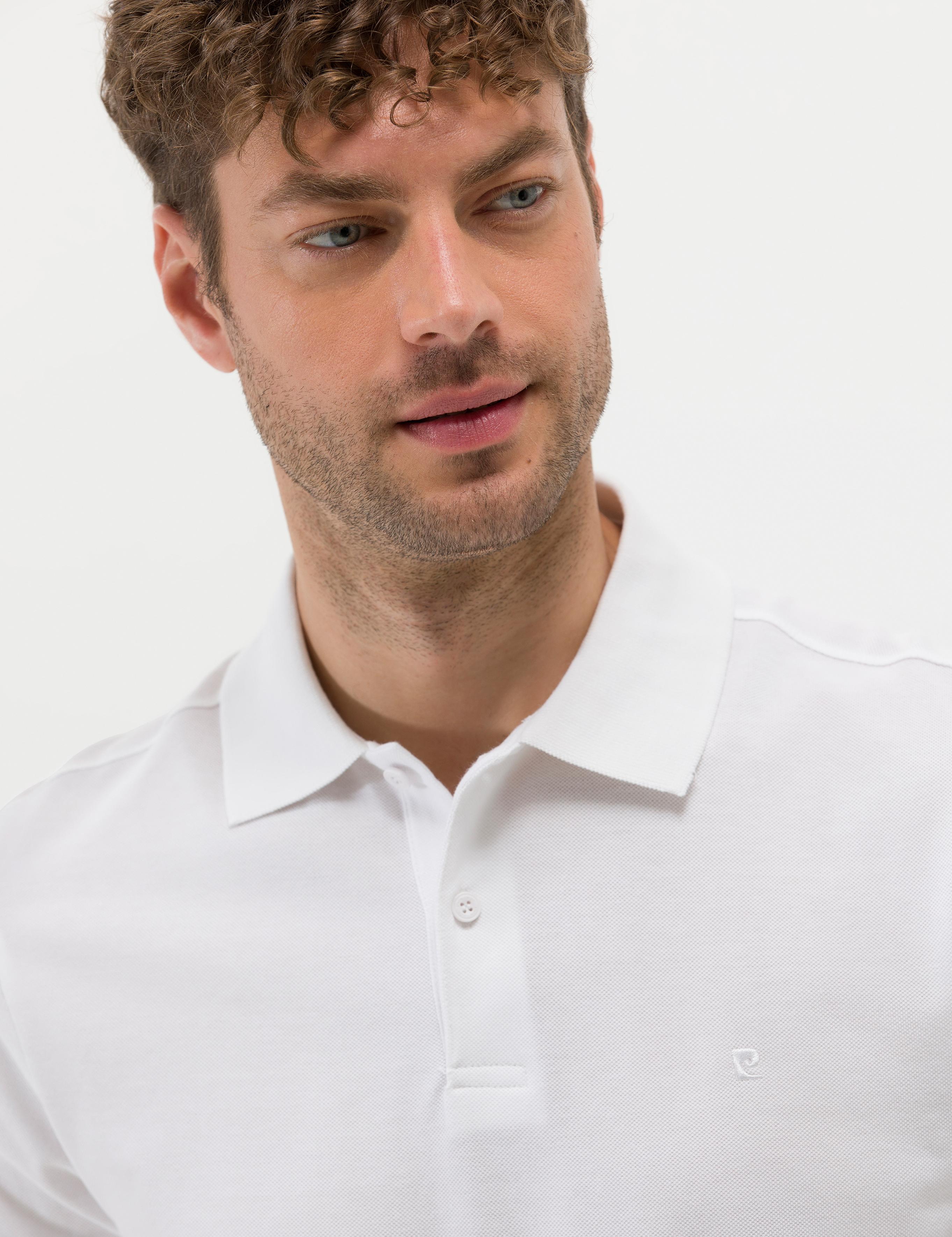 Beyaz Slim Fit Basic Sweatshirt