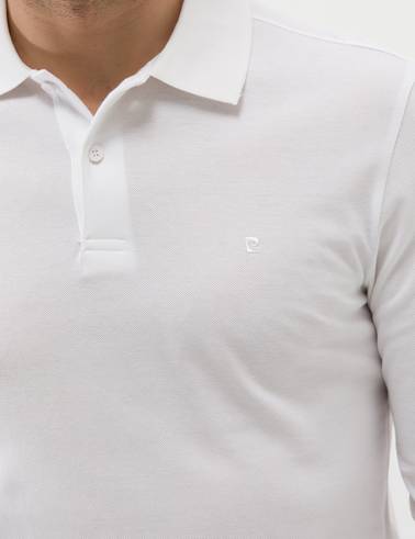 Beyaz Slim Fit Basic Sweatshirt