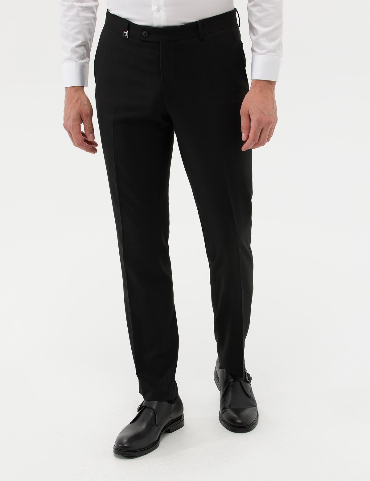 Siyah Kumaş Pantolon - 50276239015