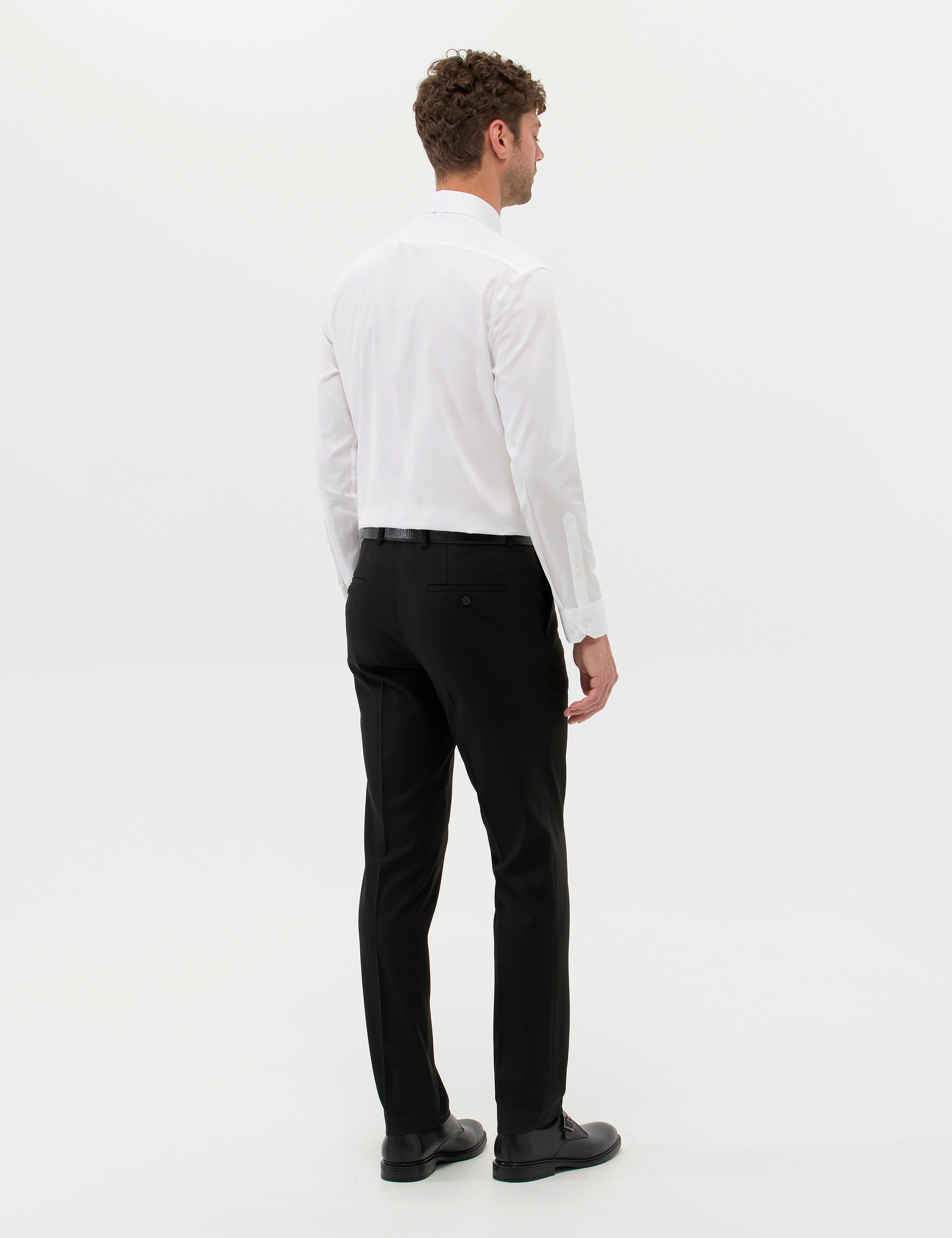 Siyah Kumaş Pantolon - Image 4