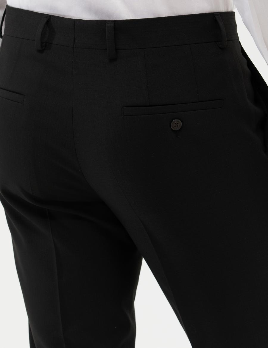 Siyah Kumaş Pantolon