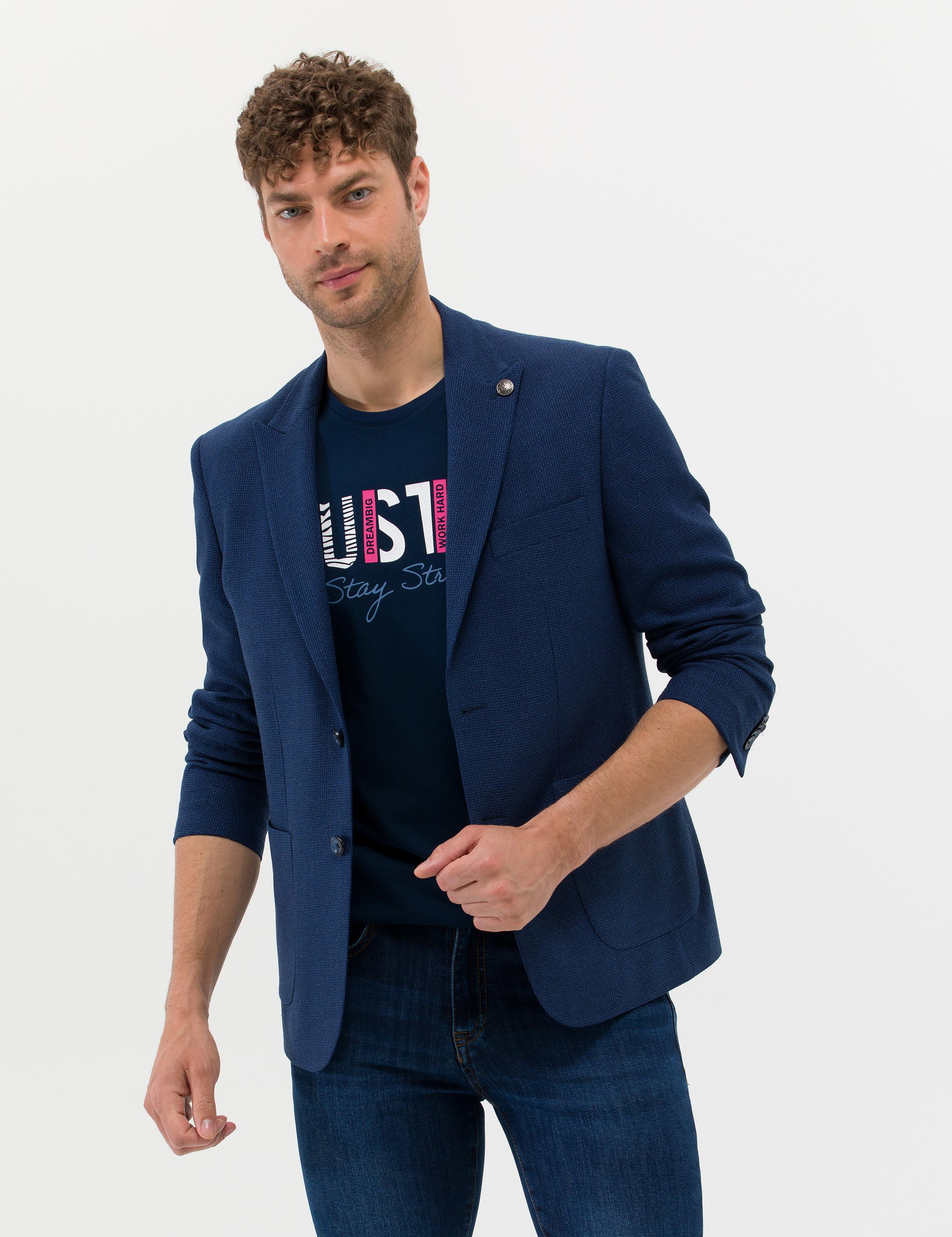 Lacivert Blazer Ceket