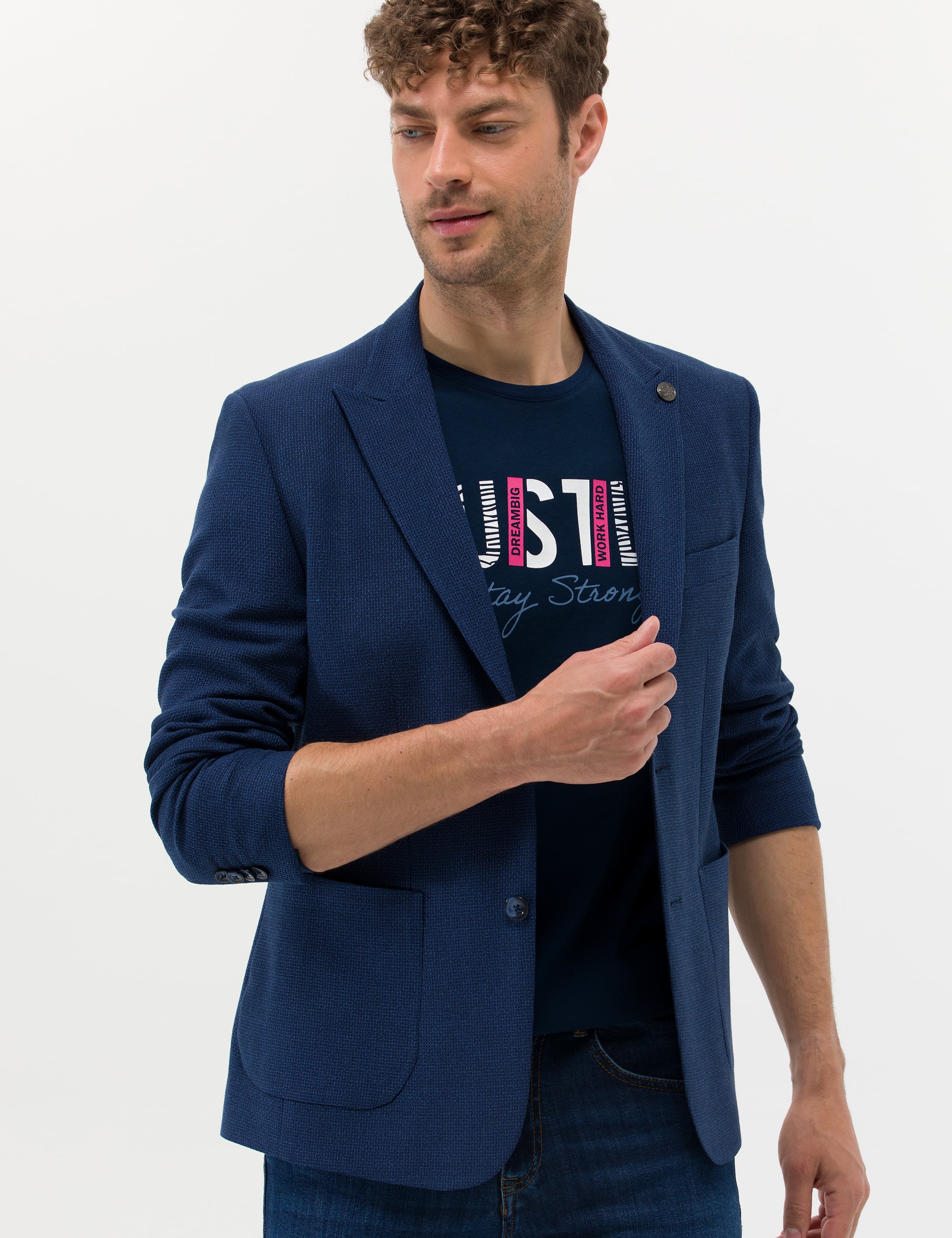 Lacivert Blazer Ceket