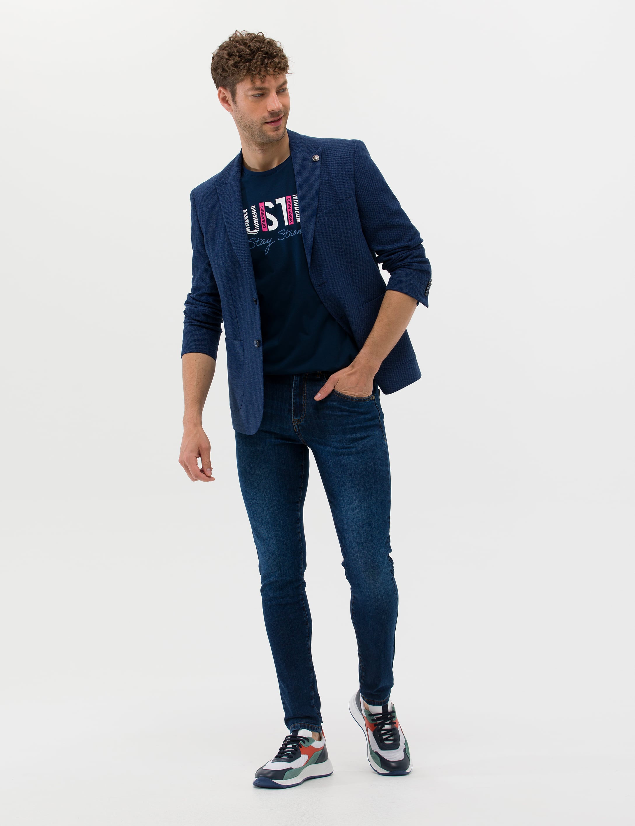 Lacivert Blazer Ceket
