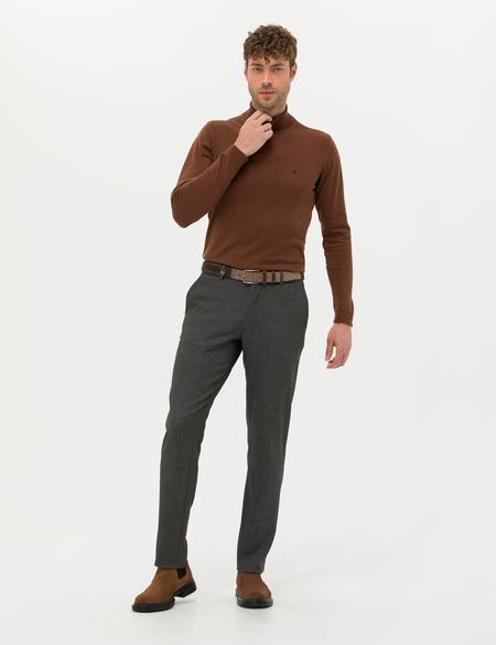 Kahverengi Klasik Pantolon - 50260547072