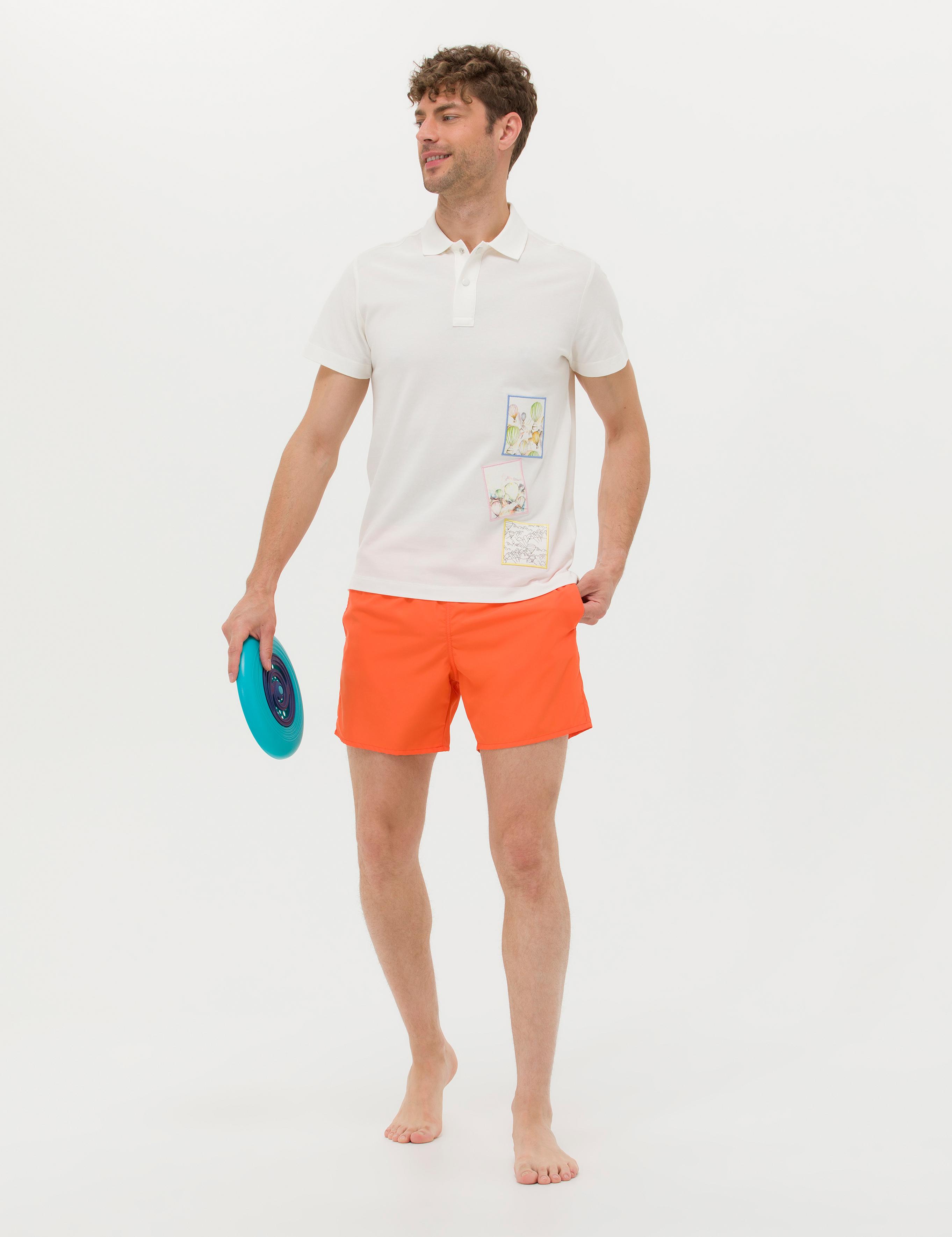 Turuncu Deniz Şortu