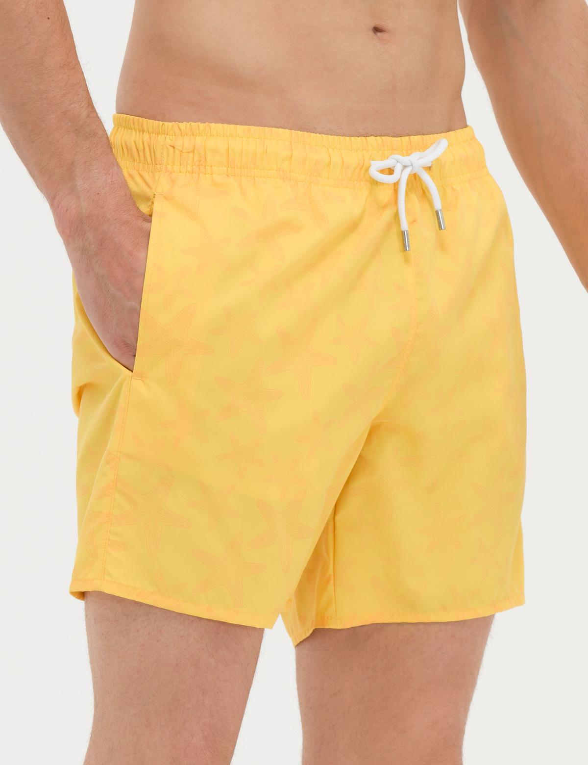 Sarı Deniz Şortu - 50275936006