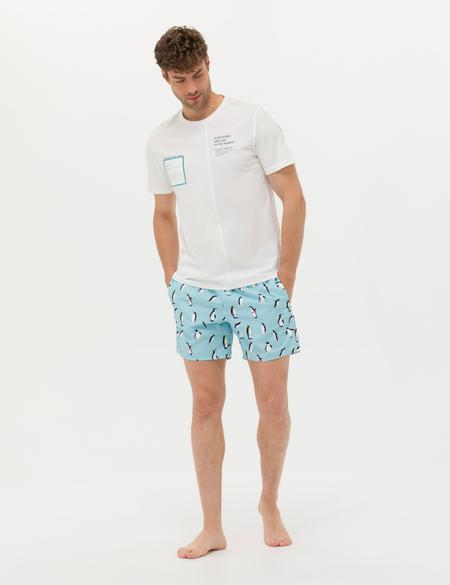 Mavi Deniz Şortu - 50276028007