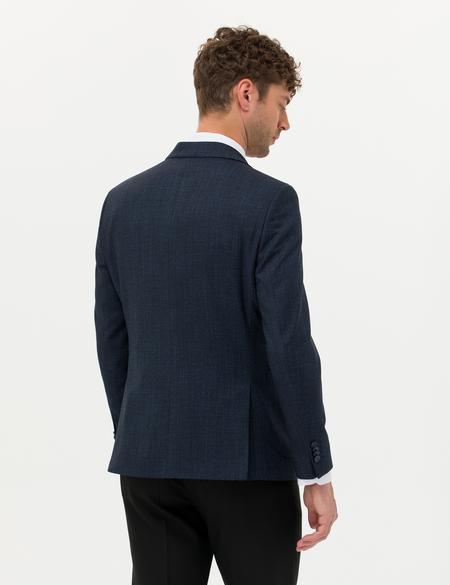 Lacivert Klasik Blazer Ekstra Slim Fit Ceket - 50274783005
