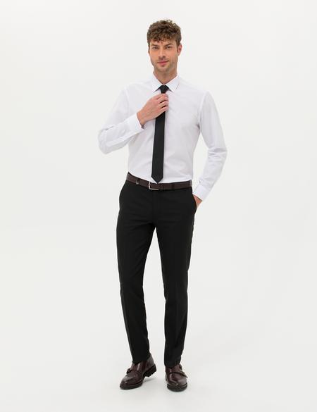 Siyah Kumaş Pantolon - 50276238077