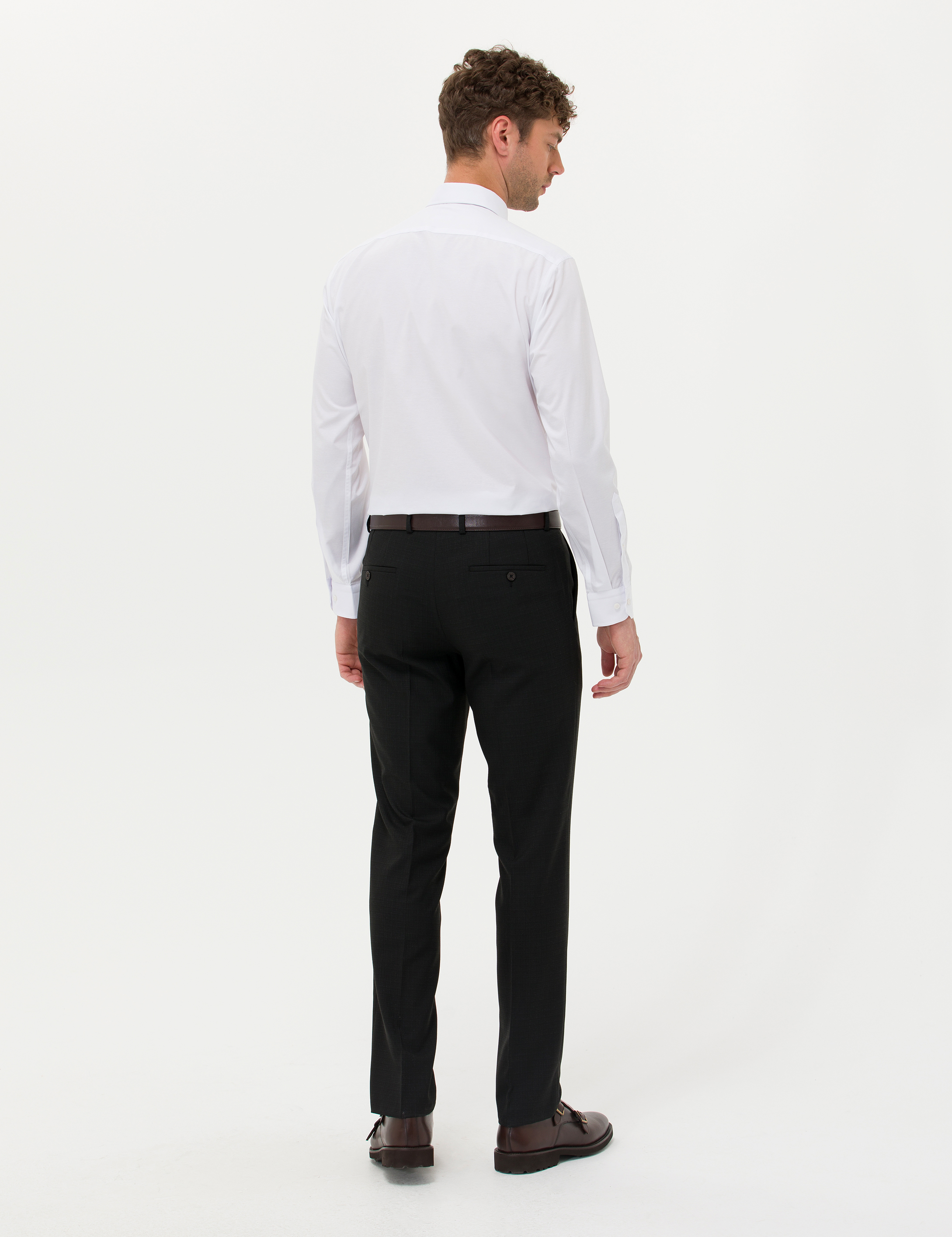 Siyah Kumaş Pantolon - Image 4