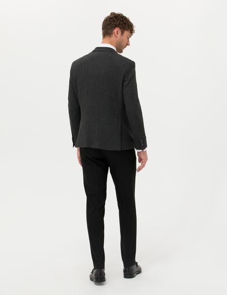 Siyah Kumaş Pantolon - 50277160006