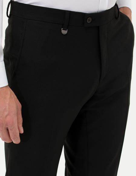 Siyah Kumaş Pantolon - 50277160006
