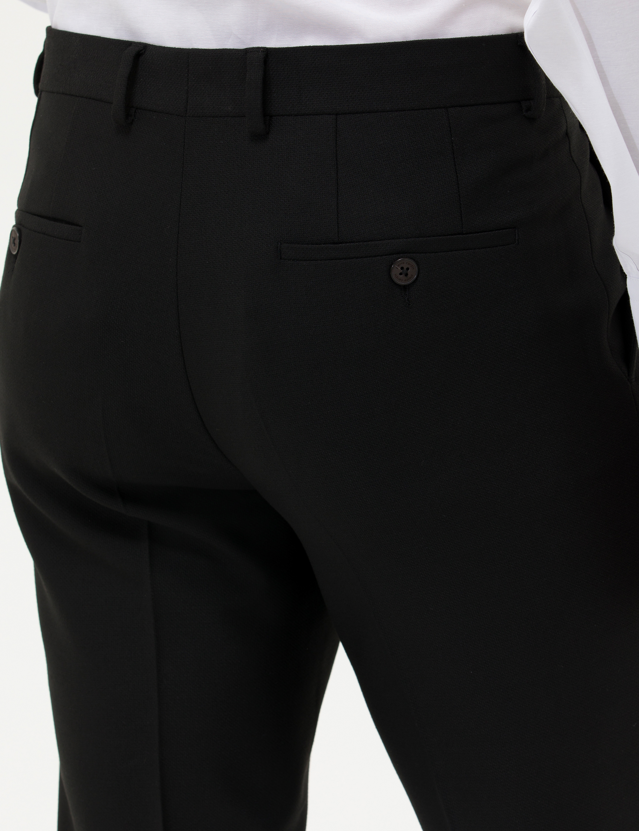 Siyah Kumaş Pantolon - Image 7