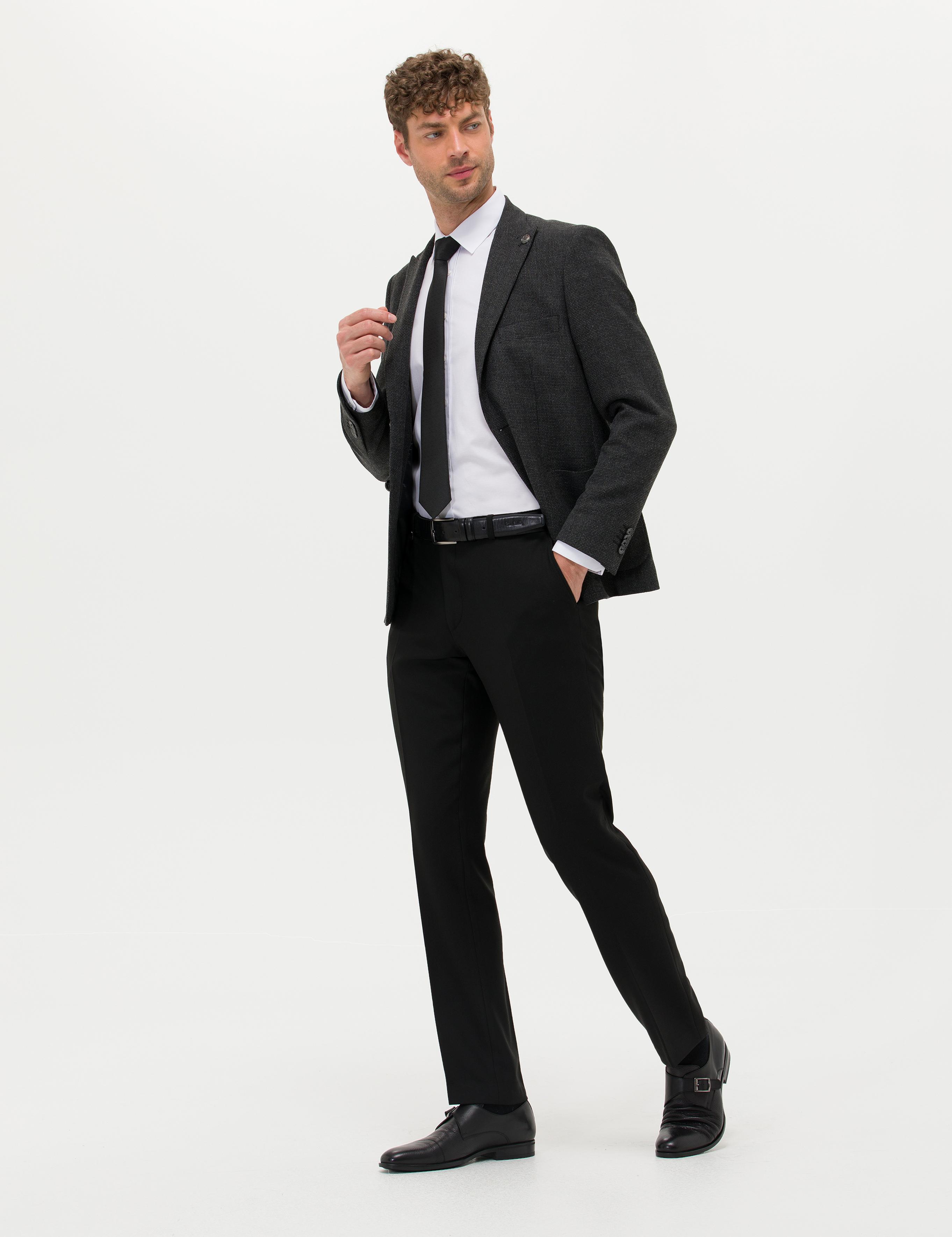 Siyah Kumaş Pantolon