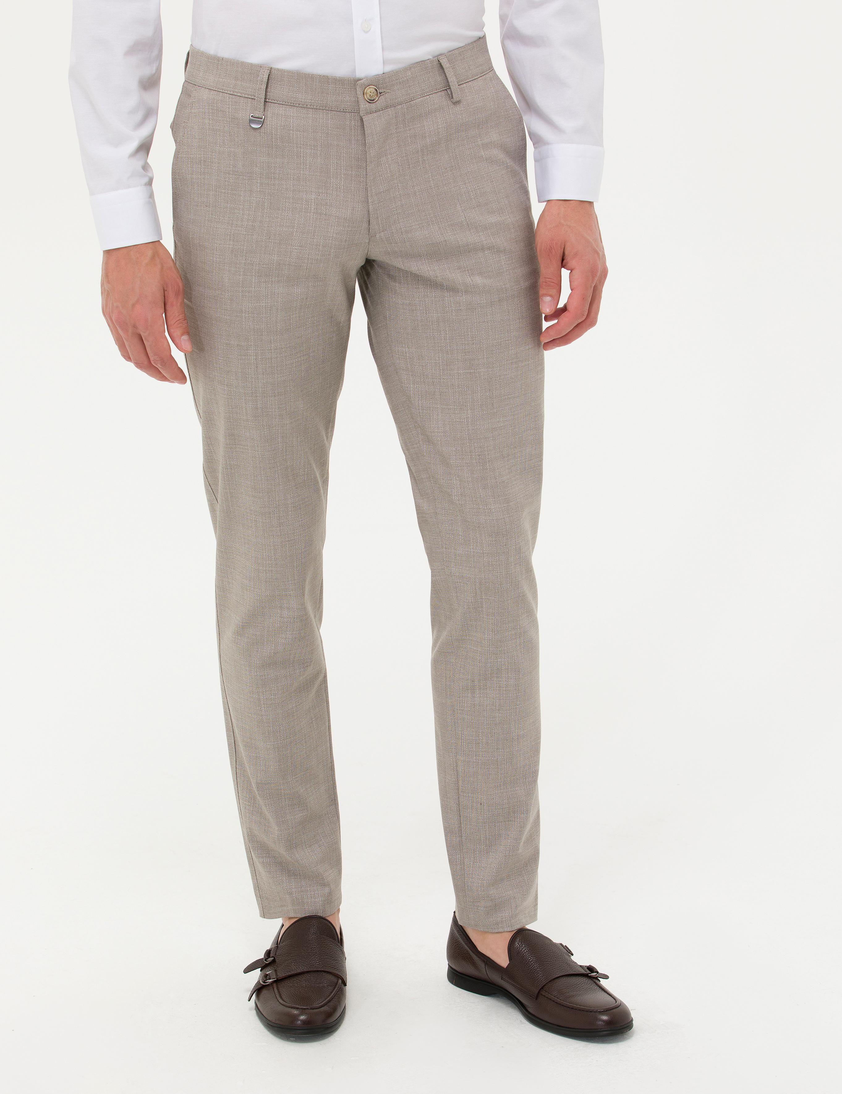 Açık Kahverengi Klasik Pantolon