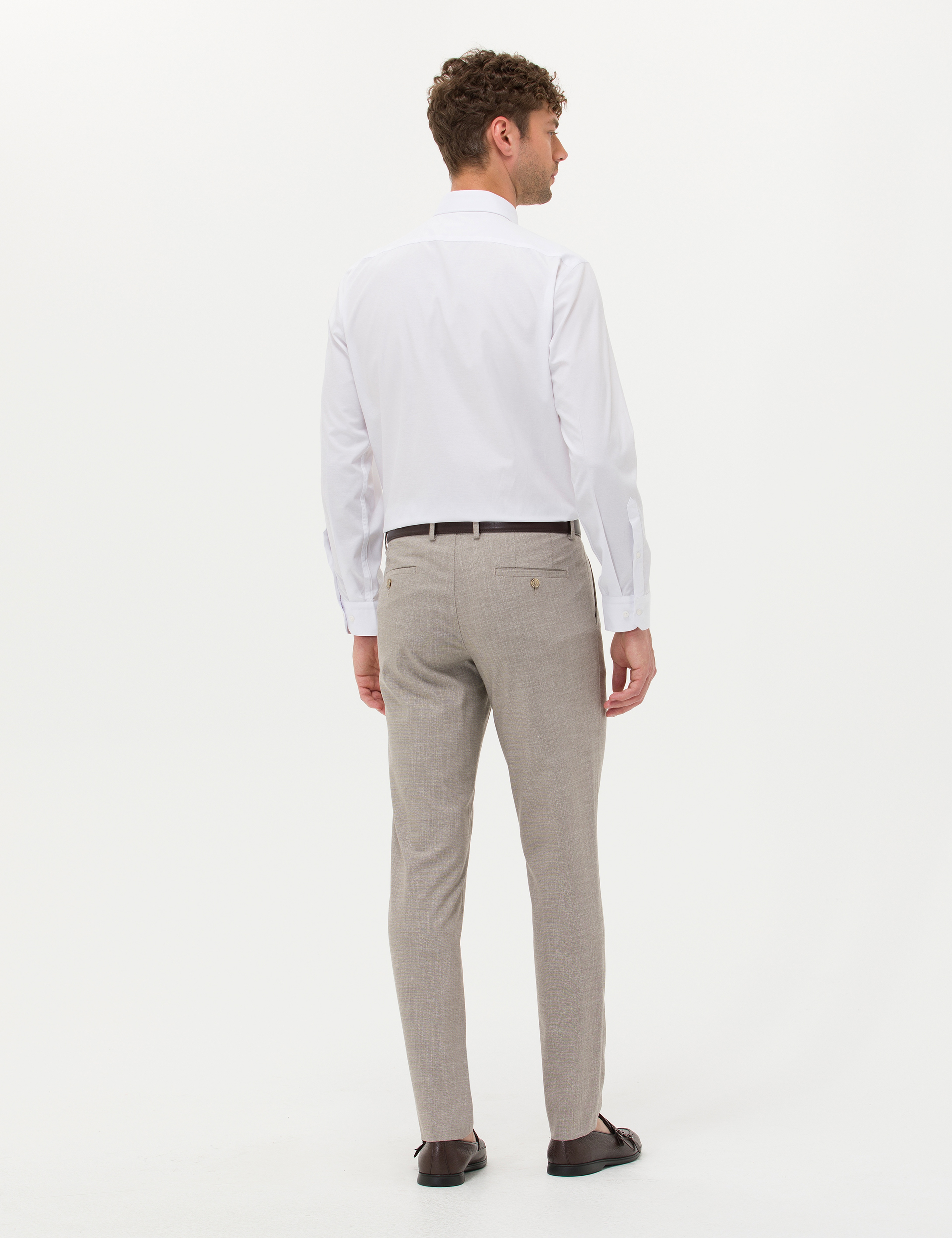 Açık Kahverengi Klasik Pantolon - Image 4