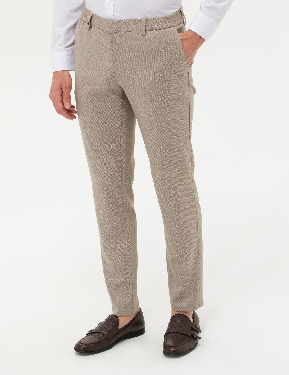 Açık Kahverengi Klasik Jogger Pantolon - 50277340075