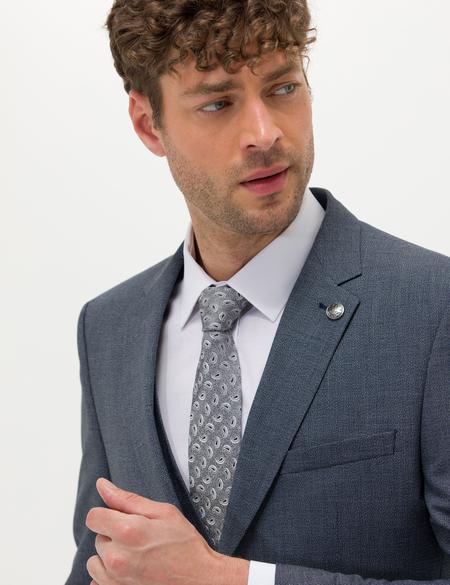 Lacivert Yelekli Takım Elbise - 50264894005