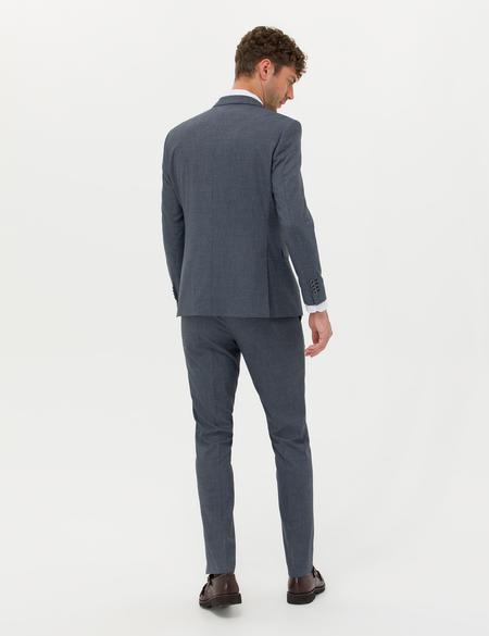 Lacivert Yelekli Takım Elbise - 50264894011