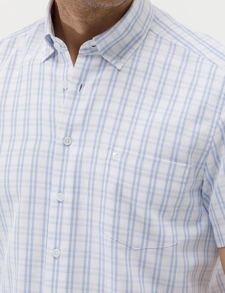 Mavi Regular Fit Kısa Kollu Gömlek - 50266589026