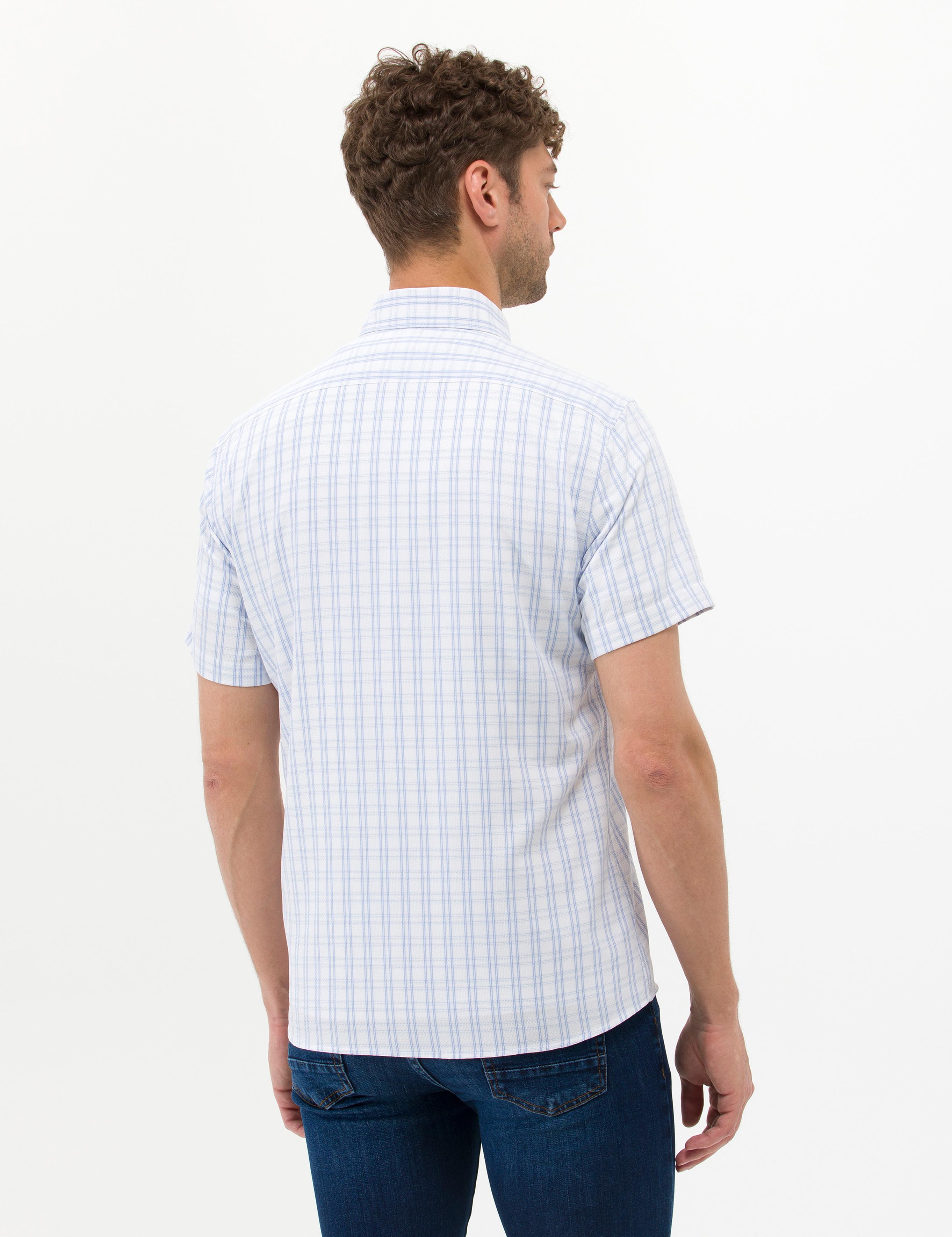 Mavi Regular Fit Kısa Kollu Gömlek