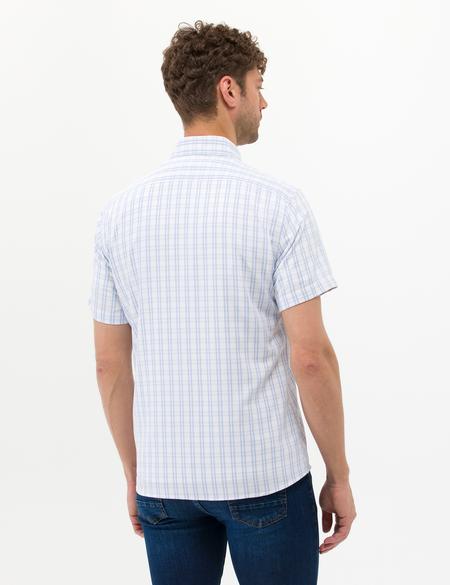 Mavi Regular Fit Kısa Kollu Gömlek - 50266589026