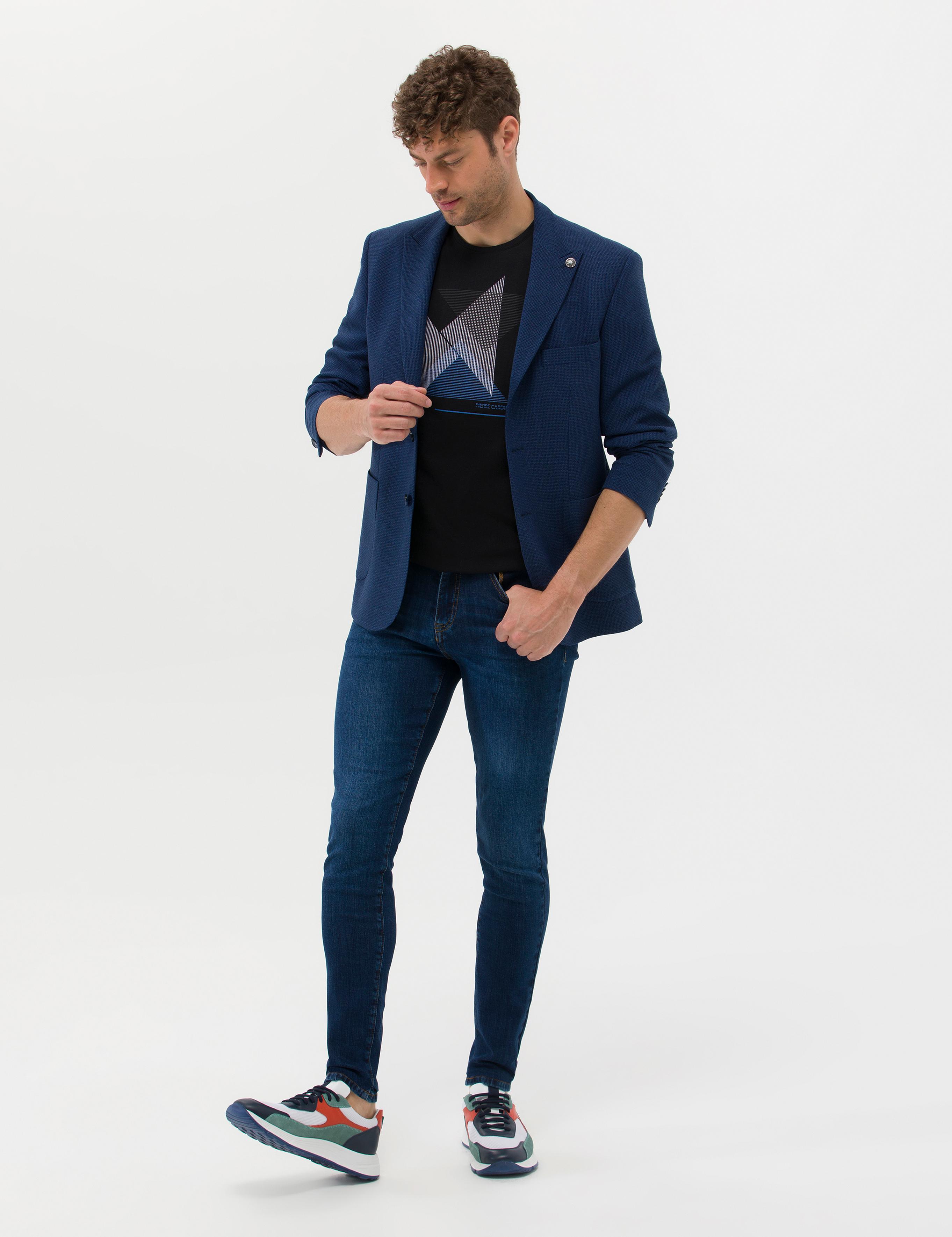 Açık Lacivert Spor Blazer Ceket