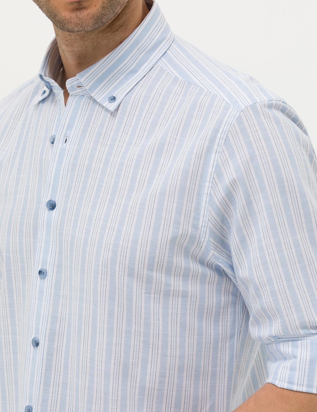 Mavi Regular Fit Uzun Kollu Gömlek - 50272258001