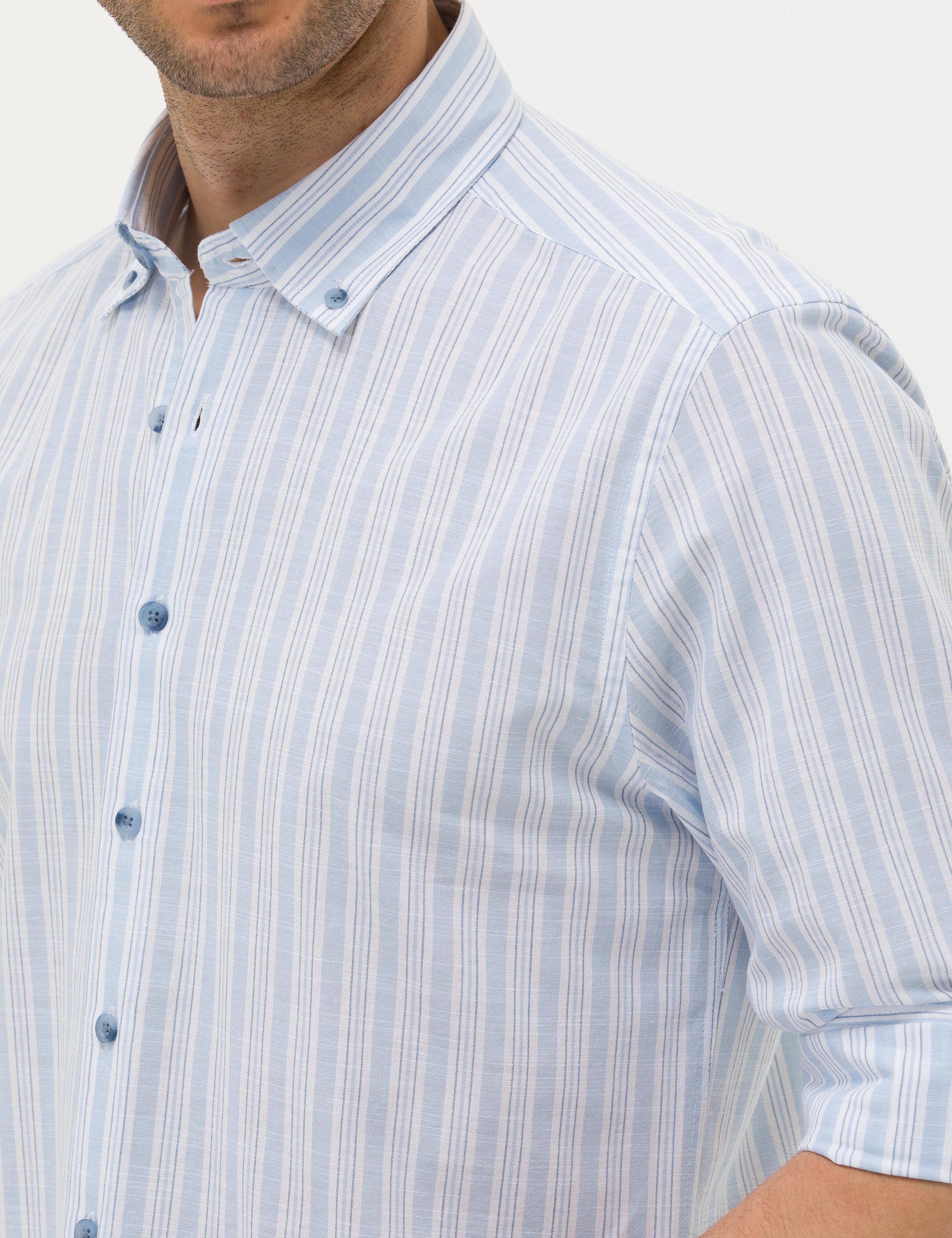 Mavi Regular Fit Uzun Kollu Gömlek