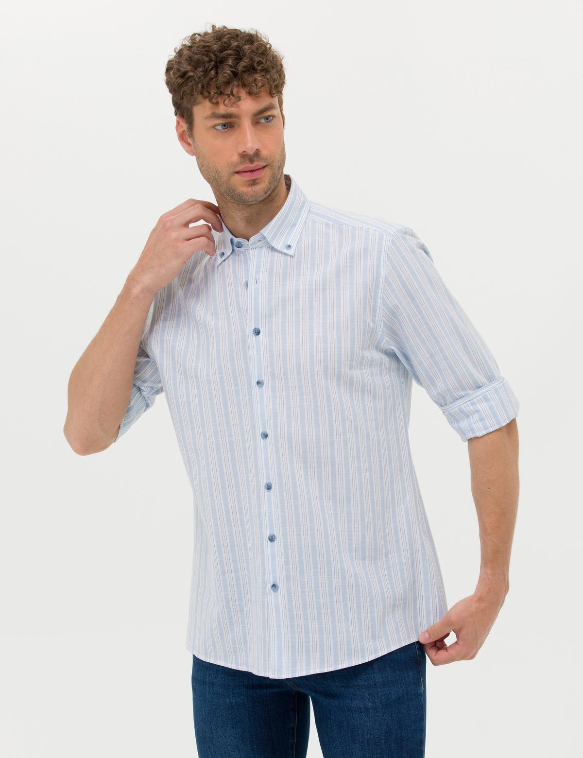 Mavi Regular Fit Uzun Kollu Gömlek - 50272258001