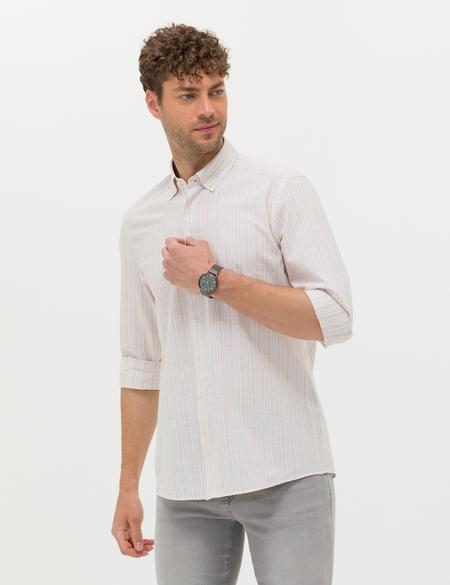 Haki Regular Fit Uzun Kollu Gömlek - 50272258016