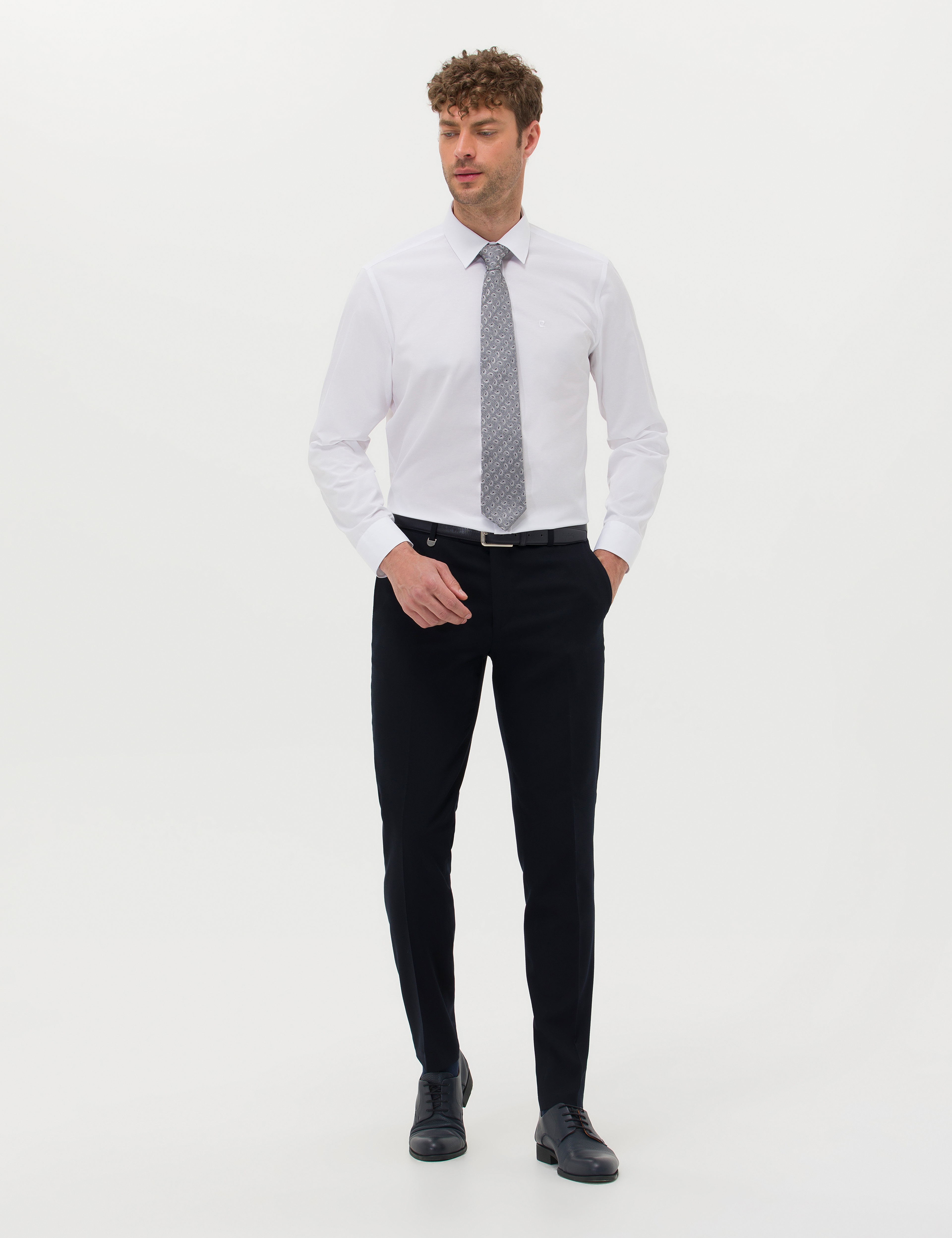 Lacivert Ex. Slim Fit Kumaş Pantolon - Image 3