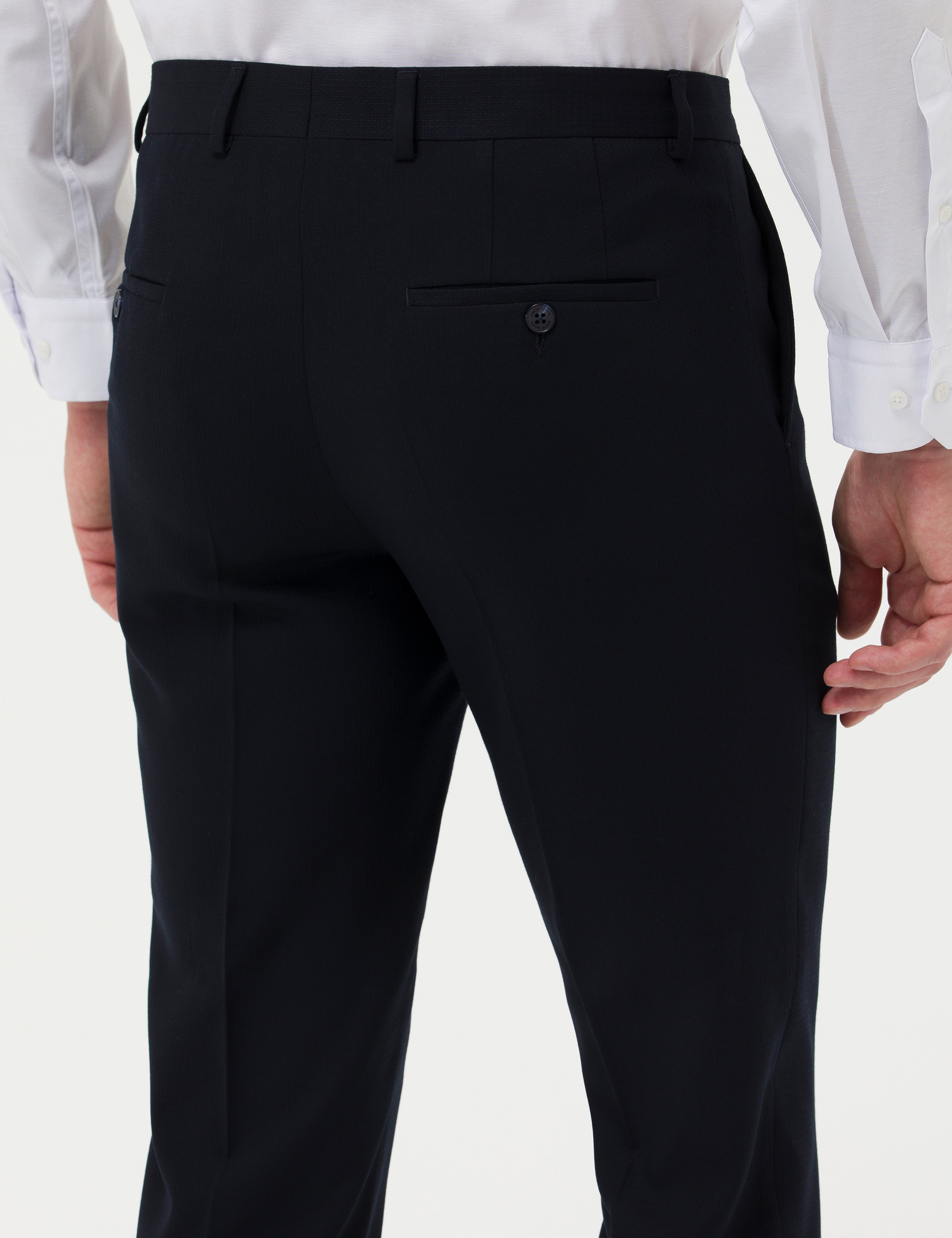 Lacivert Ex. Slim Fit Kumaş Pantolon