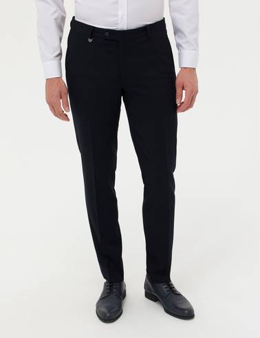 Lacivert Ex. Slim Fit Kumaş Pantolon